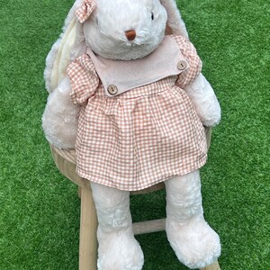 Large Honey or Pale Plush Rabbit: Floppy Eared Cuddly Bunny Toy Gift (66.5cm) image 5