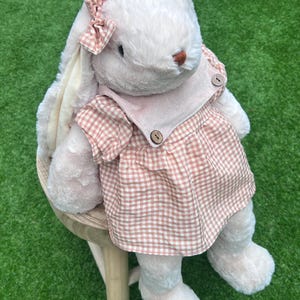 Large Honey or Pale Plush Rabbit: Floppy Eared Cuddly Bunny Toy Gift (66.5cm) image 3