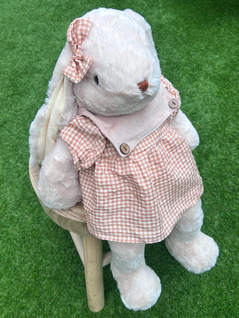 Large Honey or Pale Plush Rabbit: Floppy Eared Cuddly Bunny Toy Gift (66.5cm) image 3