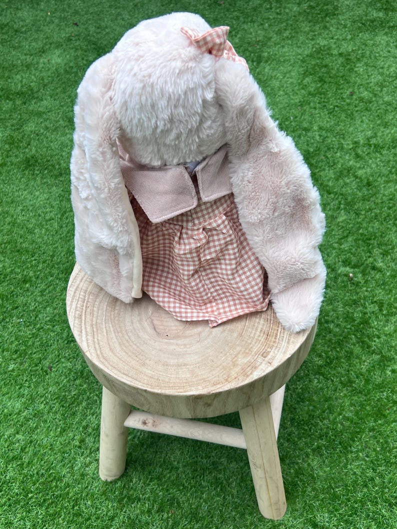 Large Honey or Pale Plush Rabbit: Floppy Eared Cuddly Bunny Toy Gift (66.5cm) image 7