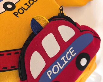 Sweatshirt Amber: Zipped Police Purse to front