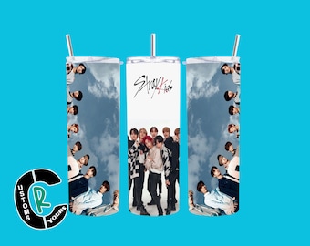 Stray Kids Tumbler, Insulated 20 oz Skinny Tumbler, Kpop Fan Gift