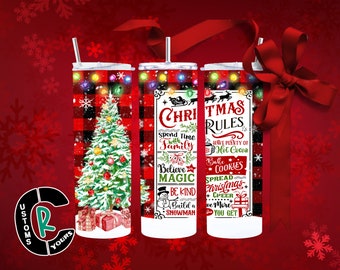 Christmas Magic 20 oz Tumbler | Holiday Stocking Stuffer