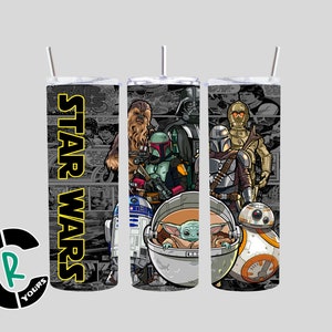 StarWars Inspired 20 oz Sublimation Skinny Tumbler I May the 4th Be With You Gift