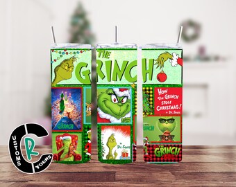 Grinchmas 20oz Stainless Steel Tumbler: Holiday Movie Gift