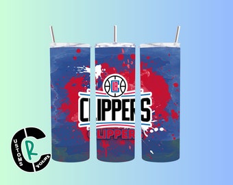 LA Clippers Tumbler | Insulated Stainless Steel Drinkware