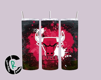 Chicago Bulls Tumbler, 20 oz Stainless Steel Drinkware
