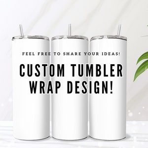 20oz smal tumbler Anpassad tumbleromslagsdesign Personlig Lägg till ditt eget namn Tumbler Sublimering Skapa din egen design PNG Ladda ner