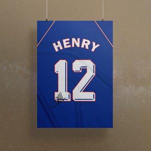 Maillot Rétro Thierry Henry France 1998 - Réplique, Jersey Collector