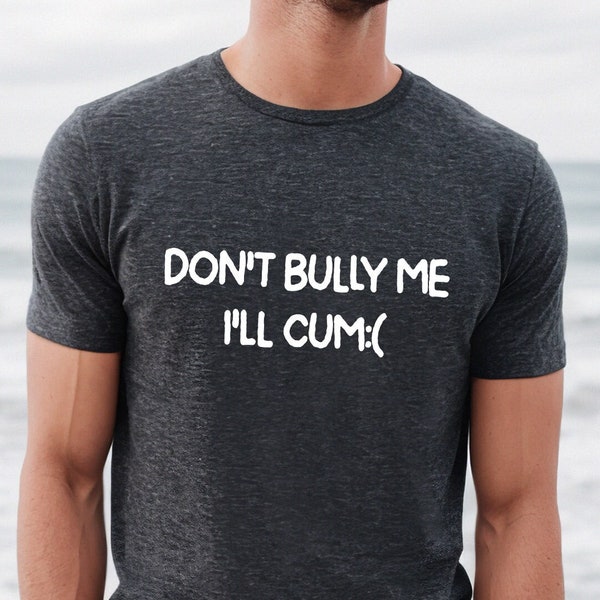 Unisex Meme Shirt, Don't Bully Me T-Shirt, Gothic Clothes, Emo Clothing, Unisex Bullying Shirt, Funny Sarcastic Shirt, Funny Unisex Tee