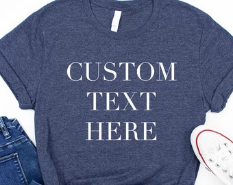 Custom Printed T-Shirt: Personalized Unisex Shirt