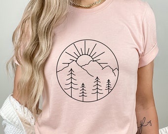 Mountain Adventure T-Shirt: Nature Lover Gift