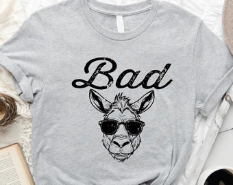 Funny Bad Ass Donkey T-Shirt for Men and Women, Bad Donkey T-Shirt, Bad Ass Donkey Shirt, Humor tee, Funny Shirt for Him, Shirt for Dad