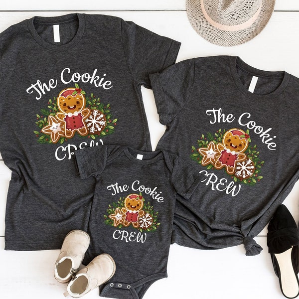 Christmas Baking Shirt, The Cookie Crew Shirt, Matching Family Shirts, Christmas Shirt, Cookie Lover, Cookie Shirts, Cookie Baking Crew