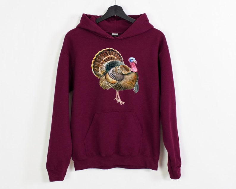 Vintage Turkey Sweatshirt: Thanksgiving Autumn Hoodie image 6