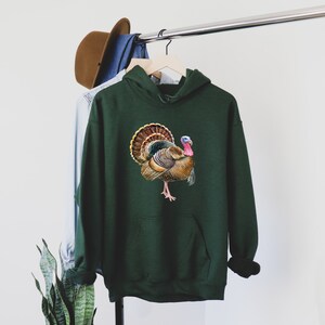 Vintage Turkey Sweatshirt: Thanksgiving Autumn Hoodie image 7
