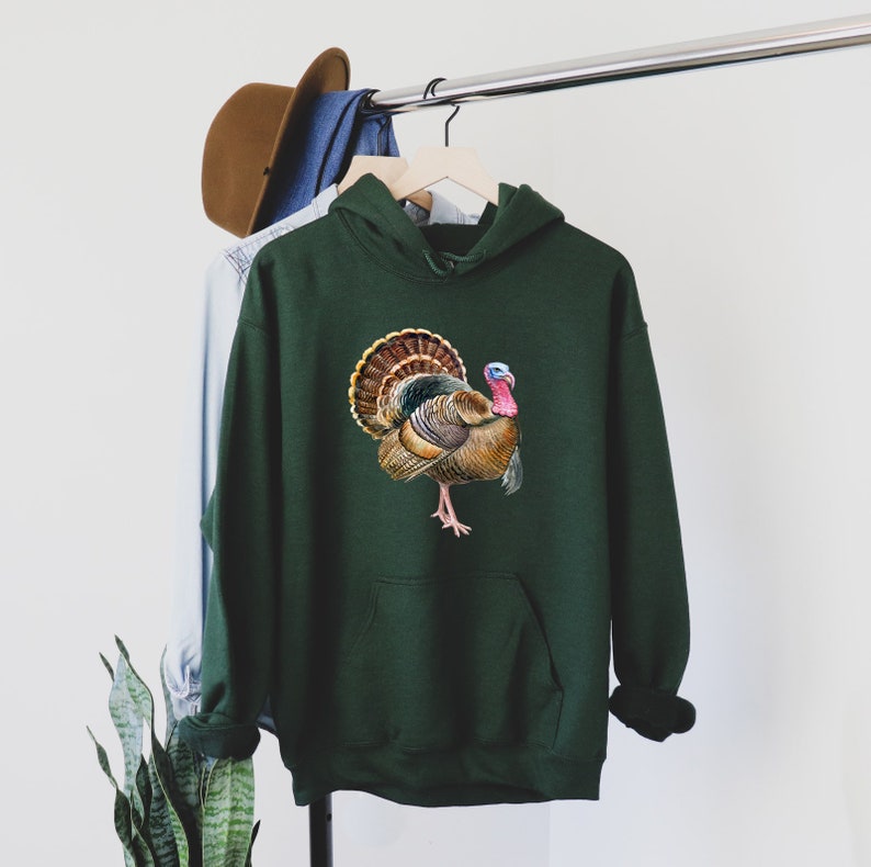 Vintage Turkey Sweatshirt: Thanksgiving Autumn Hoodie image 7