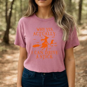 Funny Witch Long Sleeve Shirt: Halloween Women Tee zdjęcie 5