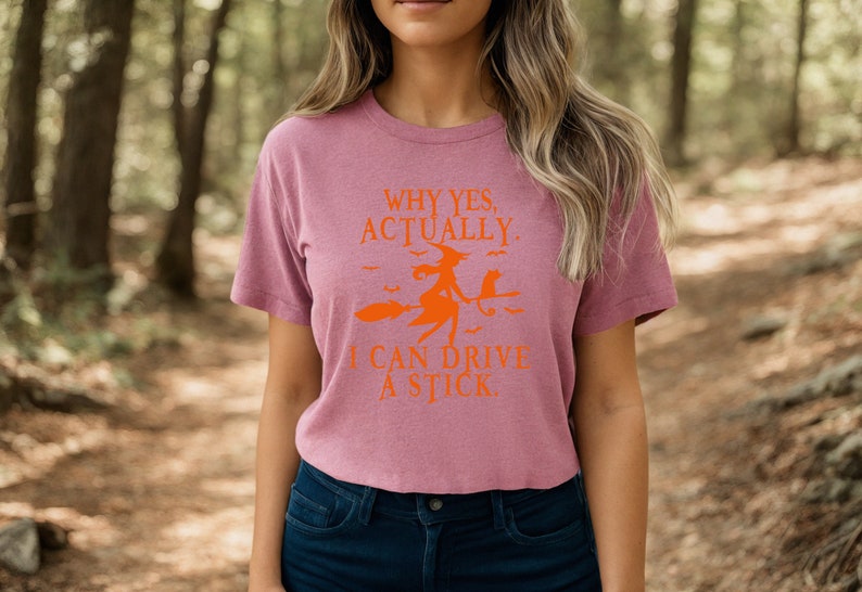 Funny Witch Long Sleeve Shirt: Halloween Women Tee zdjęcie 5