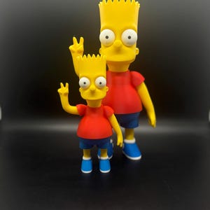 Bart Simpson 3D Printed Collectible Figure – Cartoon Display Gift | Two Sizes Available