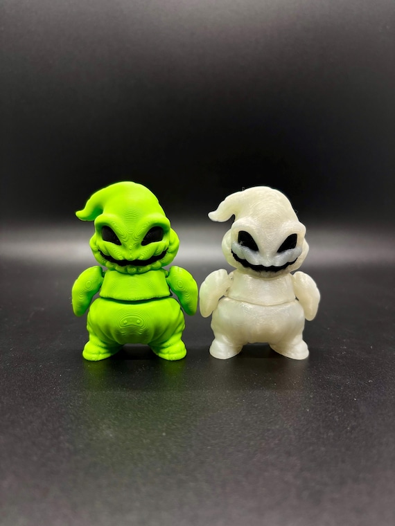 【未開封/蓄光】CURE mini SPOOKY BOOGIE + GEE 限定 Articulating Oogie Boogie – 3D Printed Figure | Multiple Sizes