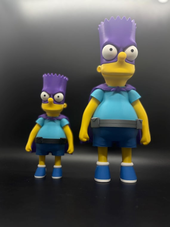 3D Printed Bartman Figure: the Simpsons Collectible Toy - Etsy