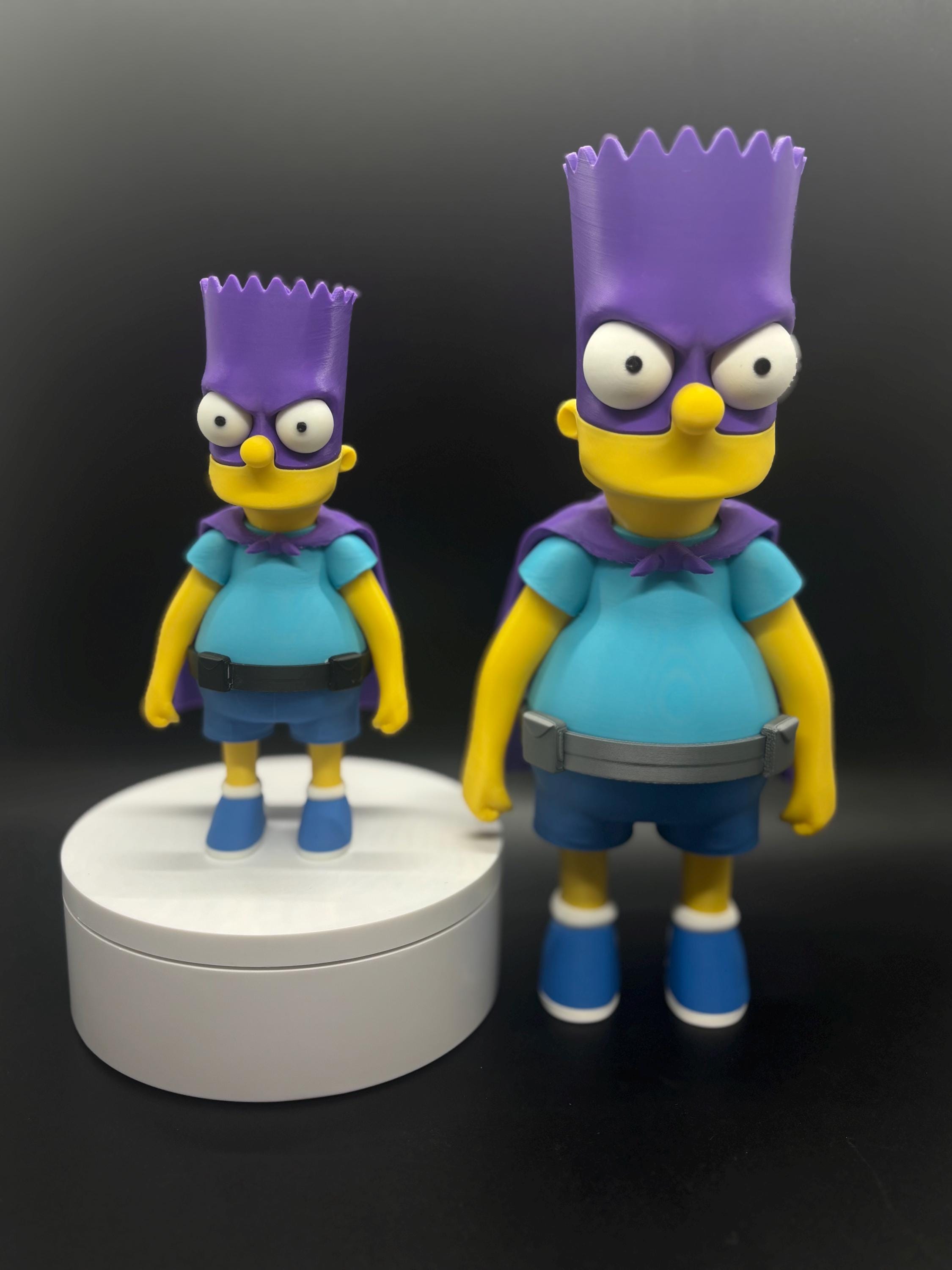 3D Printed Bartman Figure: the Simpsons Collectible Toy - Etsy