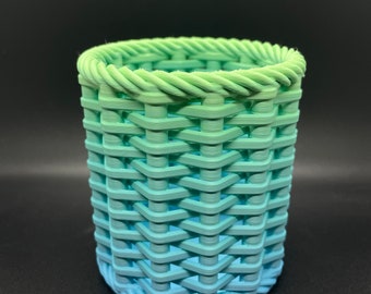 Porta-lápis de tecido/copo organizador impresso em 3D