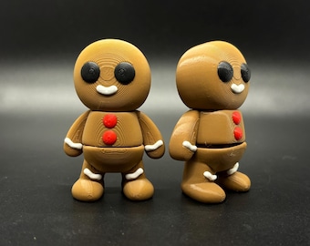 Mini Articulated Ginger Bread Man - Etsy