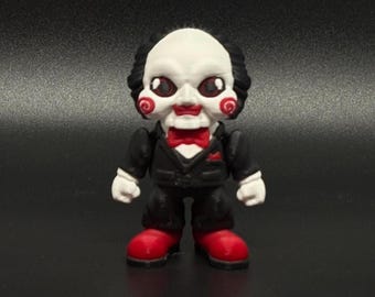 Billy the Puppet – 3D Printed Horror Collectible Saw Movie-Inspired Figurine  Halloween Decor  Horror Gift