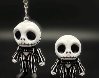 限定1224体◾️『Jack Skellington』のブリキ製フィギュア Articulating Jack Skellington Figure: 3D Printed Flexi Toy