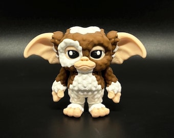 Flexi Gizmo – 3D Printed Articulating Mogwai Figure Gremlins Movie | Nostalgic Collectible