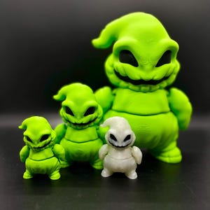 Articulating Oogie Boogie – 3D Printed Figure | Multiple Sizes & Glow-in-the-Dark Options | Spooky Collectible
