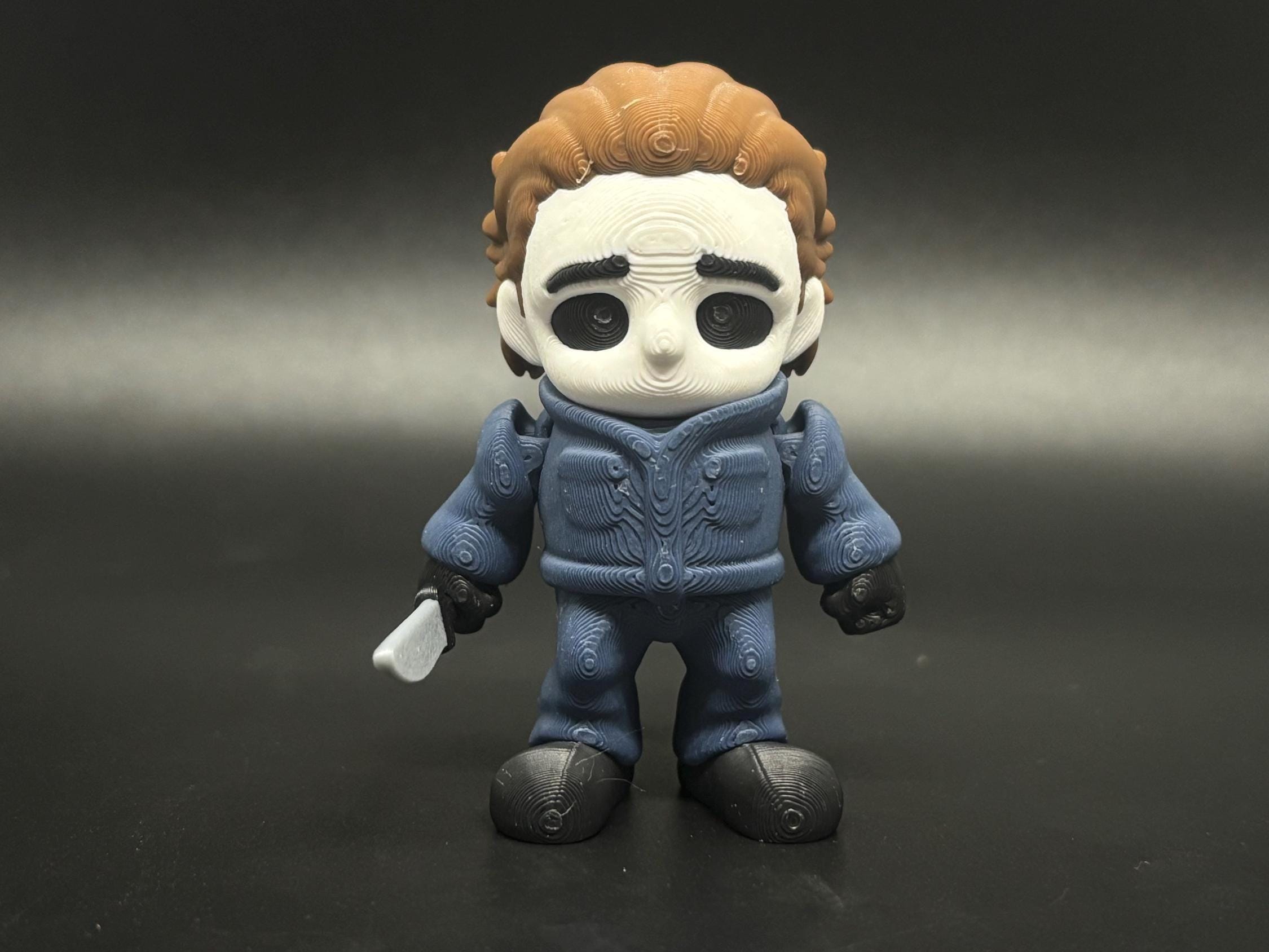 Flexi Michael Myers – 3D Printed Articulating Horror Figure Flexi Michael Myers – 3D Printed Articulating Horror Figure