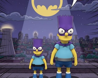 3D Printed Bartman Figure: The Simpsons Collectible Toy