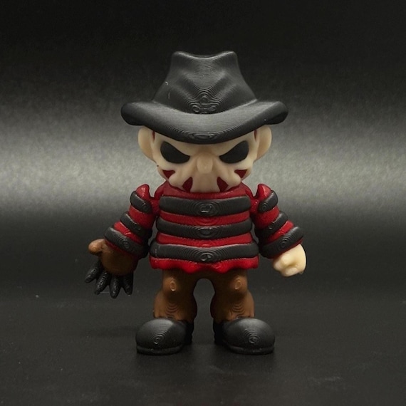 Flexi Freddy Krueger – 3D Printed Horror Figure | Articulated Toy | Nightmare Collectible
