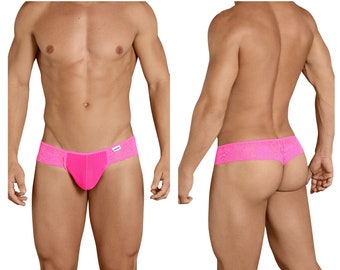 Men's Exotic Lace Thong Color Pink
