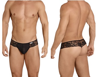 Men's Exotic Lace Thong Color Black. For Lounging, As Lingerie or For a Very Hot Date!