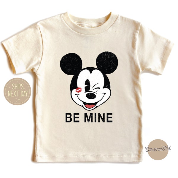 Mickey Mouse Be Mine VDay Toddler Baby T-shirt, Be Mine Infant Bodysuit, Mickey Disney Tee, Valentine Toddler Mickey Shirt, Gift for Girl