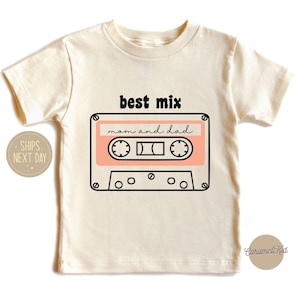 Best Mix Mom and Dad, Baby Shirt, Funny Baby Outfit, Perfect Mix Mom and Dad Shirt, Baby Sayings Tshirt