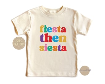 Retro Fiesta Then Siesta Onesies® ,Cinco De Mayo Baby Bodysuit, Mexican Baby Clothes, Festive Baby Shower Gift