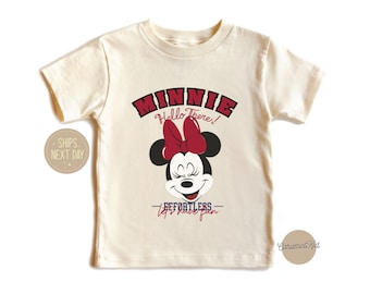 Minnie Shirt, Retro Minnie Shirt, Minnie Disney Shirt, Disney Trip Kids Shirt, Baby  Disneyworld Shirt, Disney Summer Shirt
