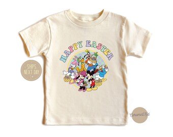 Bunny Mickey Minnie Team Shirt, Mickey Crew Happy Easter Shirt, Disney Easter 2025 Shirt, Disney Easter Day Gift ,Disney Duck Easter Shirt