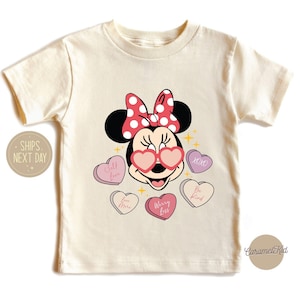 Minnie Kids Shirt, Minnie Self love Valentine Shirt, Disney Kids Shirt, Gifts for Kids, Disney Valentines Day Shirts, XOXO Shirt