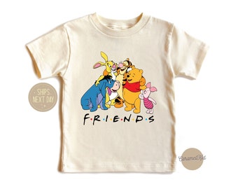 Retro Disney Winnie The Pooh Shirt, Pooh Bear And Friends Tee,  Family Vacation Matching Tee, Magic Kingdom