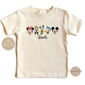 Custom Name Shirt, Mickey Shirts, Birthday Boy Disney, Minnie Kids Shirt, Birthday Gift, Disney Birthday Boy