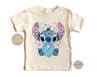 Stitch Shirt, Stitch Party Shirt, Disney Kids Shirt, Disneyland Shirt, Disney World Shirt, Stitch Lilo Cartoon Shirt, Boys Stitch Shirt