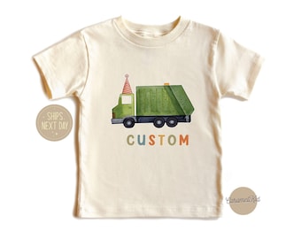 Boy Birthday Shirt, Truck Birthday Sweatshirt, Vehicle Party Truck, Garbage Truck Birthday Shirt, Boy Truck Birthday Shirt, Recycling