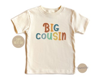 Big Cousin Kids Shirt, Toddler Shirt, New Cousin Kids Shirt, Newborn Baby Shirt, Pregnancy Announcement Shirt