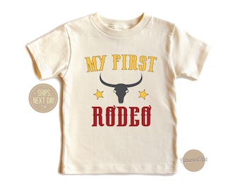 Kids Rodeo Shirt, First Rodeo Youth Sweatshirt, Rodeo Baby Shirt, Cowboy Shirt, Cowgirl Kids Shirt, Western Toddler Shirt, Texas Shirt